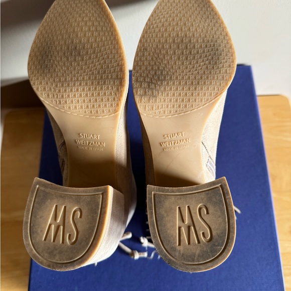 Stuart Weitzman Lofty Suede Ankle Boots - Picture 6 of 8